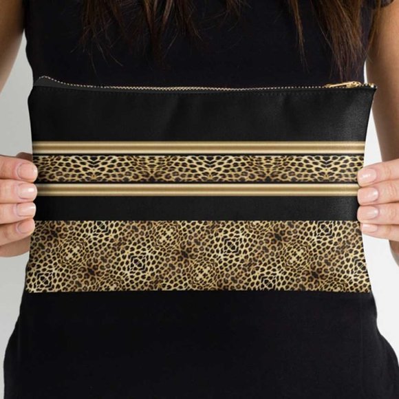 Animal Print 9x6 Cosmetic & Toiletry Organizer Bag - Picture 5 of 6